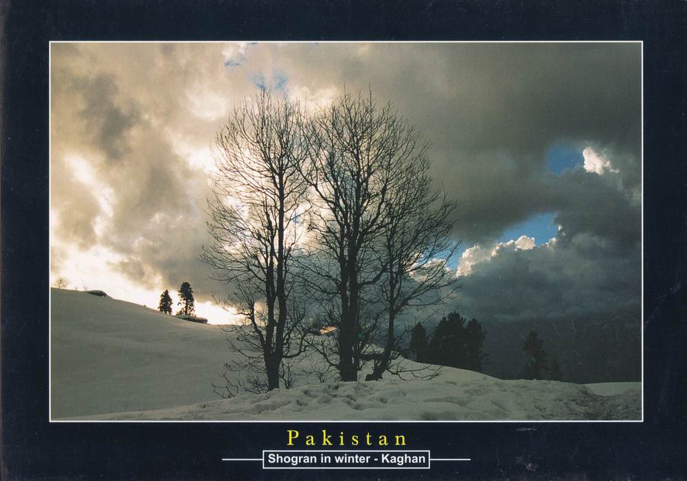 (image for) Pakistan Beautiful Postcard Shogram In Winter Kaghan Valley